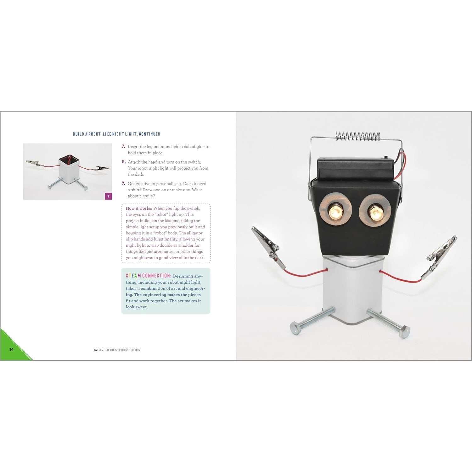 Awesome Robotics Projects for Kids: 20 Original Steam Robots and Circuits to Design and Build