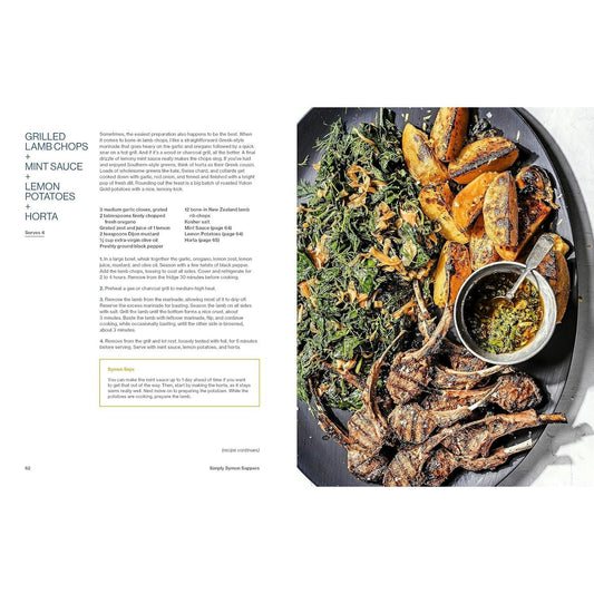 Simply Symon Suppers: Recipes and Menus for Every Week of the Year: A Cookbook (Spiral Bound)