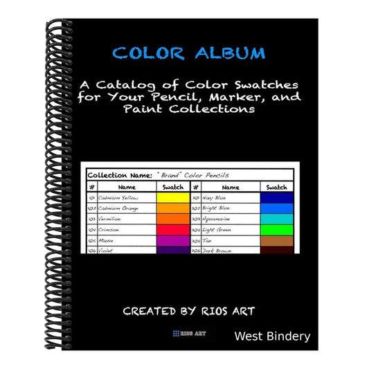 Color Album: A Catalog of Color Swatches for Your Pencil, Marker, and Paint Collections