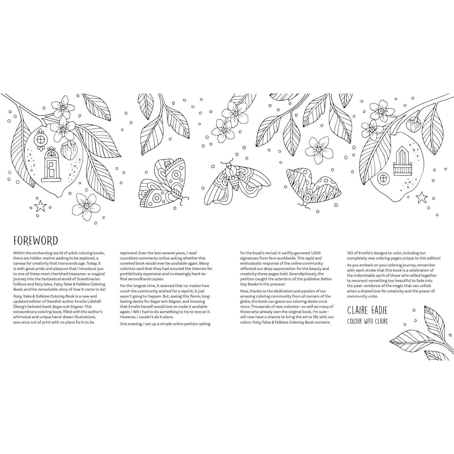 Fairy Tales & Folklore Coloring Book: A Magical Journey Inspired by Scandinavian Fables