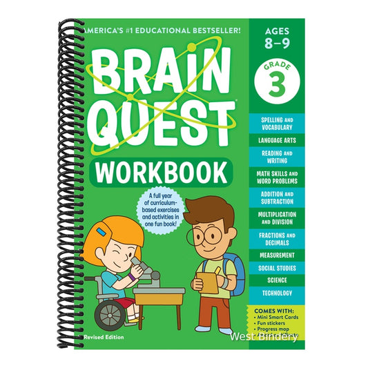 Brain Quest Workbook: 3rd Grade Revised Edition (Revised)