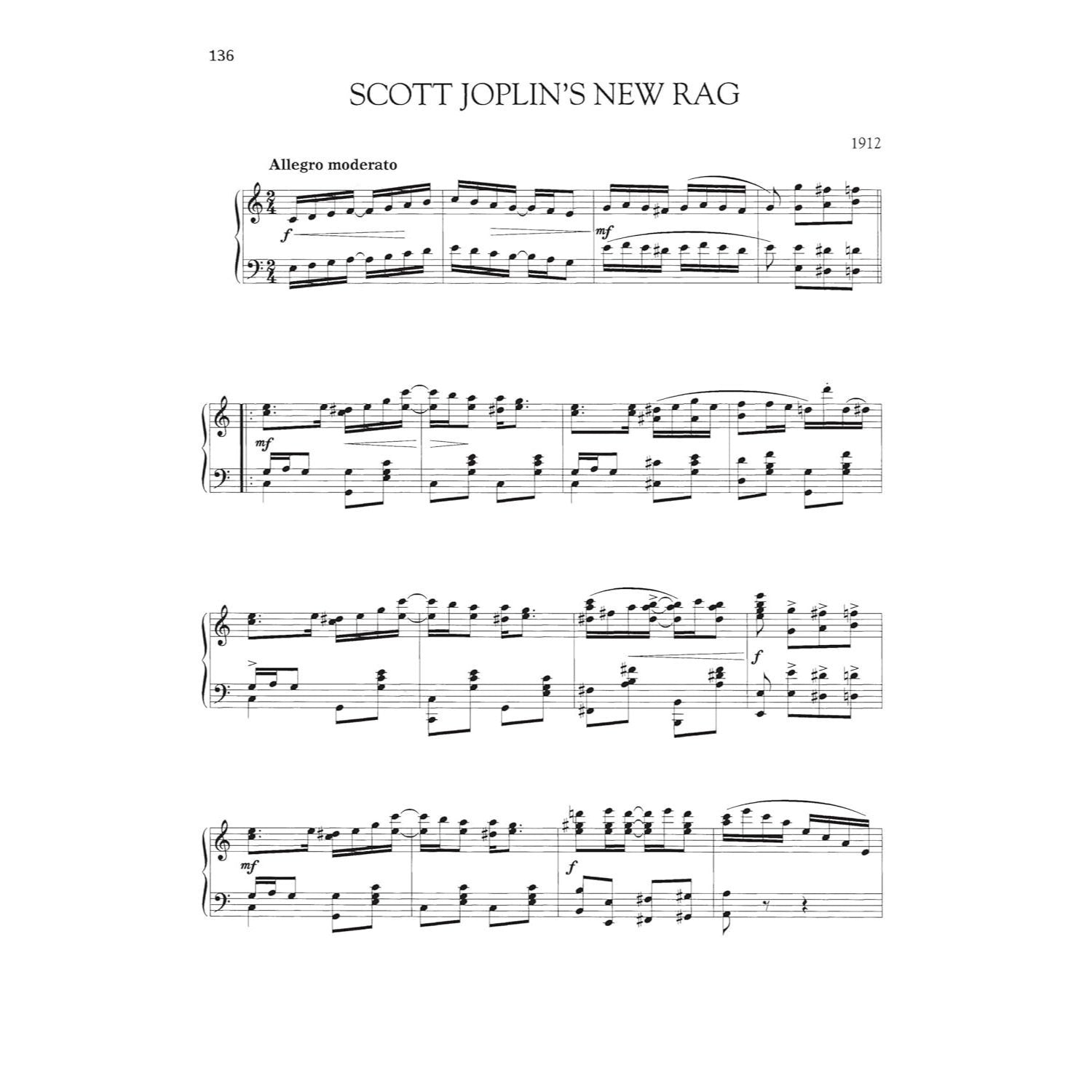 Scott Joplin - Complete Rags for Piano Advanced Ragtime Sheet Music Collection Schirmer S Library of Musical Classics Vol. 2020