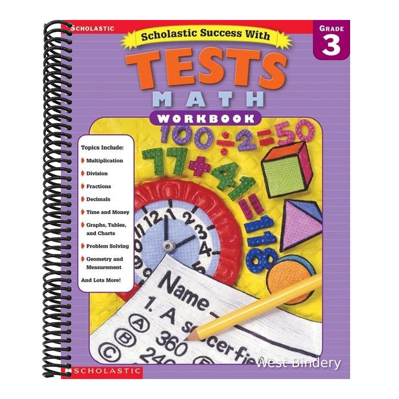 Scholastic Success With: Math Workbook: Grade 3