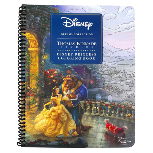 Disney Dreams Collection Thomas Kinkade Studios Disney Princess Coloring Book (Spiral Bound)