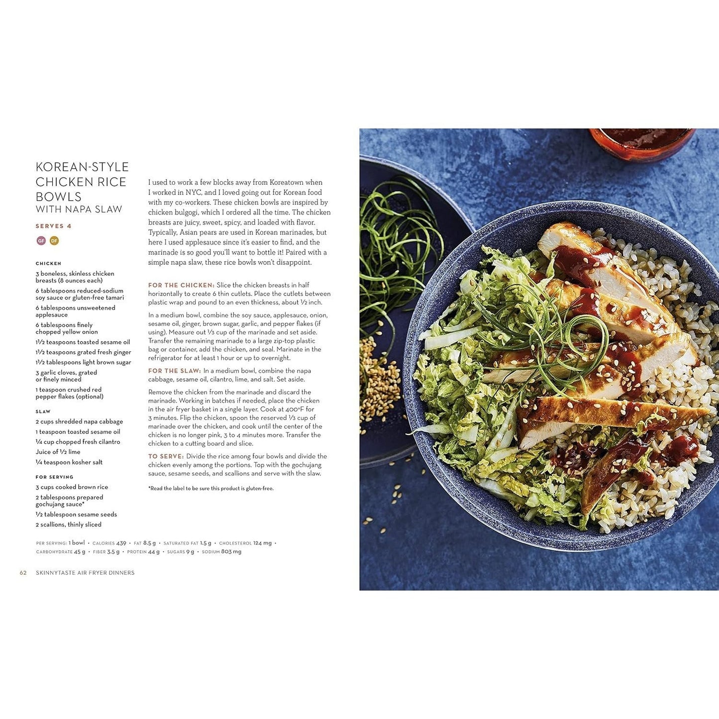 Skinnytaste Air Fryer Dinners: 75 Healthy Recipes for Easy Weeknight Meals: A Cookbook (Spiral Bound)