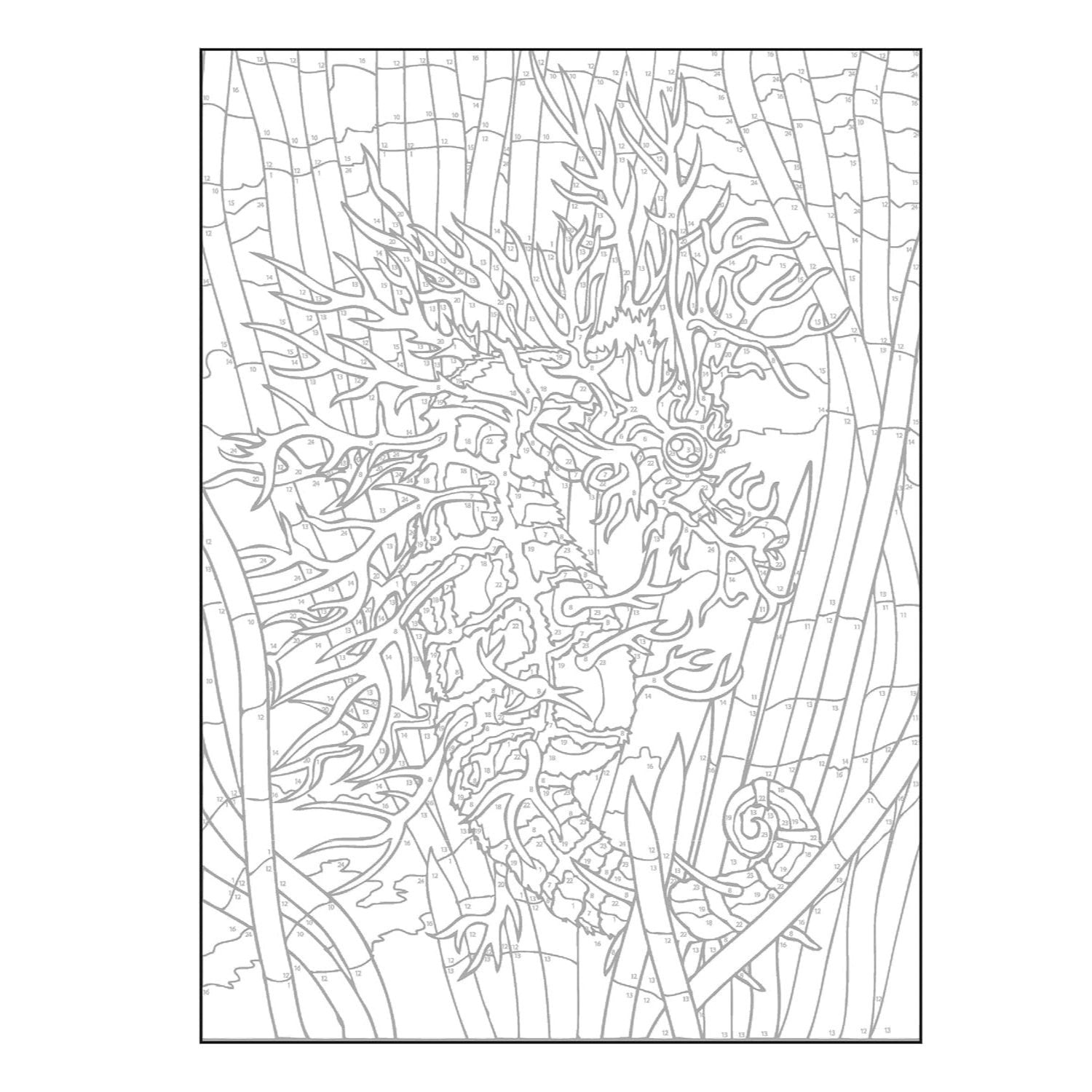 Creative Haven Sea Life Color by Number Coloring Book