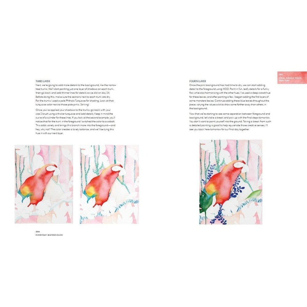 Everyday Watercolor: Learn to Paint Watercolor in 30 Days (Spiral Bound)