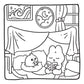 Comfy Buddies: A Cozy Coloring Book