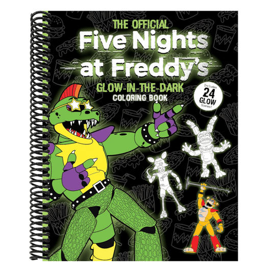 Five Nights at Freddy's Glow in the Dark Coloring Book (Five Nights at Freddy's) (Spiral Bound)