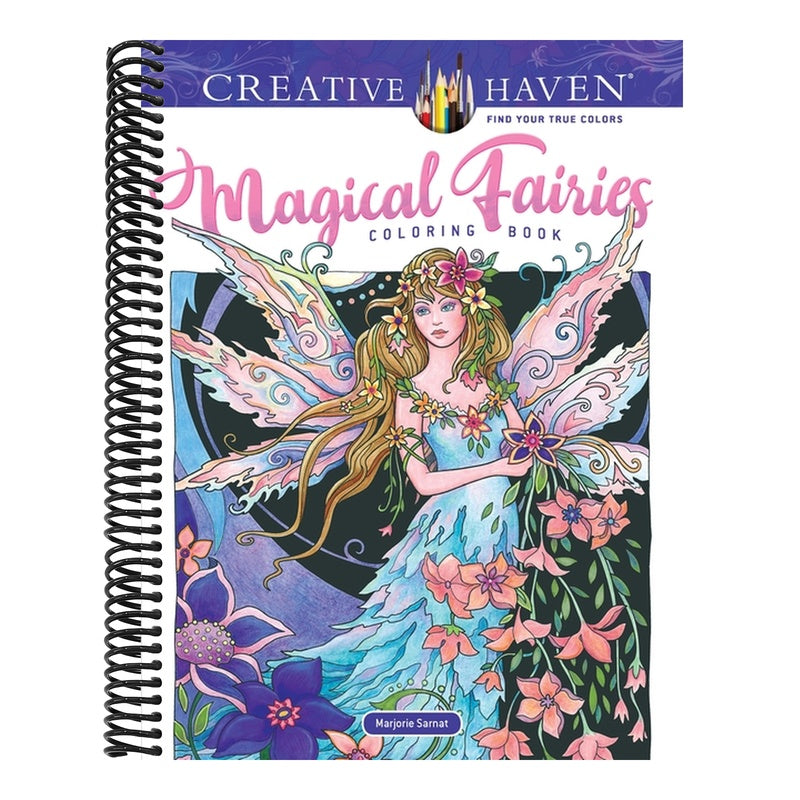 Creative Haven Magical Fairies Coloring Book