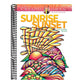 Creative Haven Sunrise Sunset Coloring Book