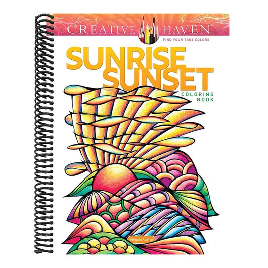 Creative Haven Sunrise Sunset Coloring Book