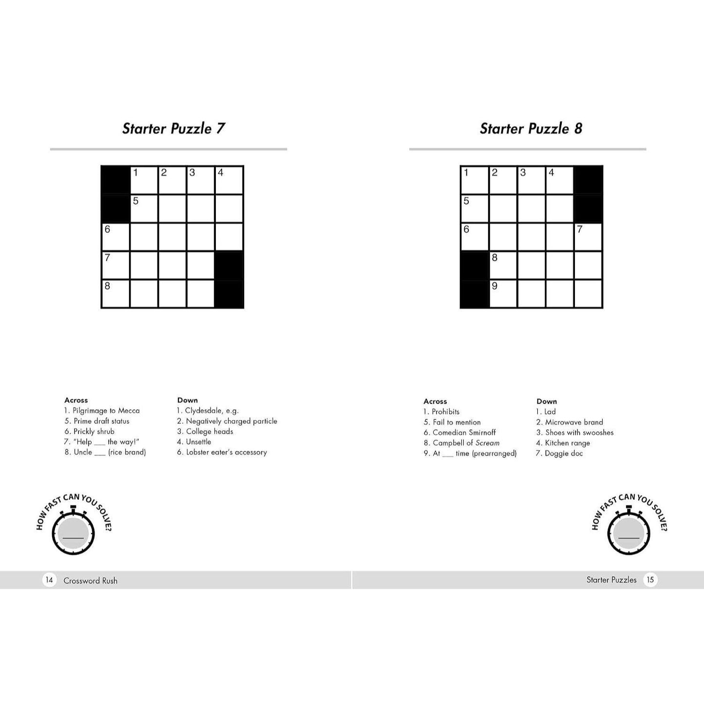 Crossword Rush: Test Your Skills and Beat the Clock with 150+ Easy to Hard Challenges