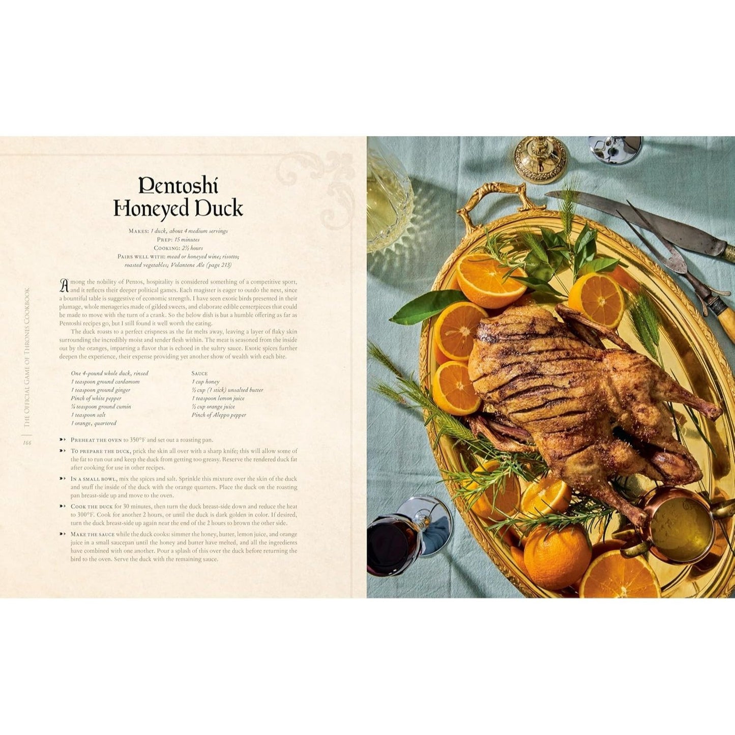 The Official Game of Thrones Cookbook: Recipes from King's Landing to the Dothraki Sea (Song of Ice and Fire)