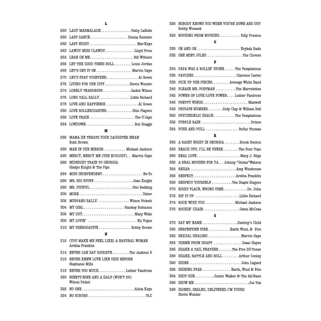 The Real R&B Book: C Instruments