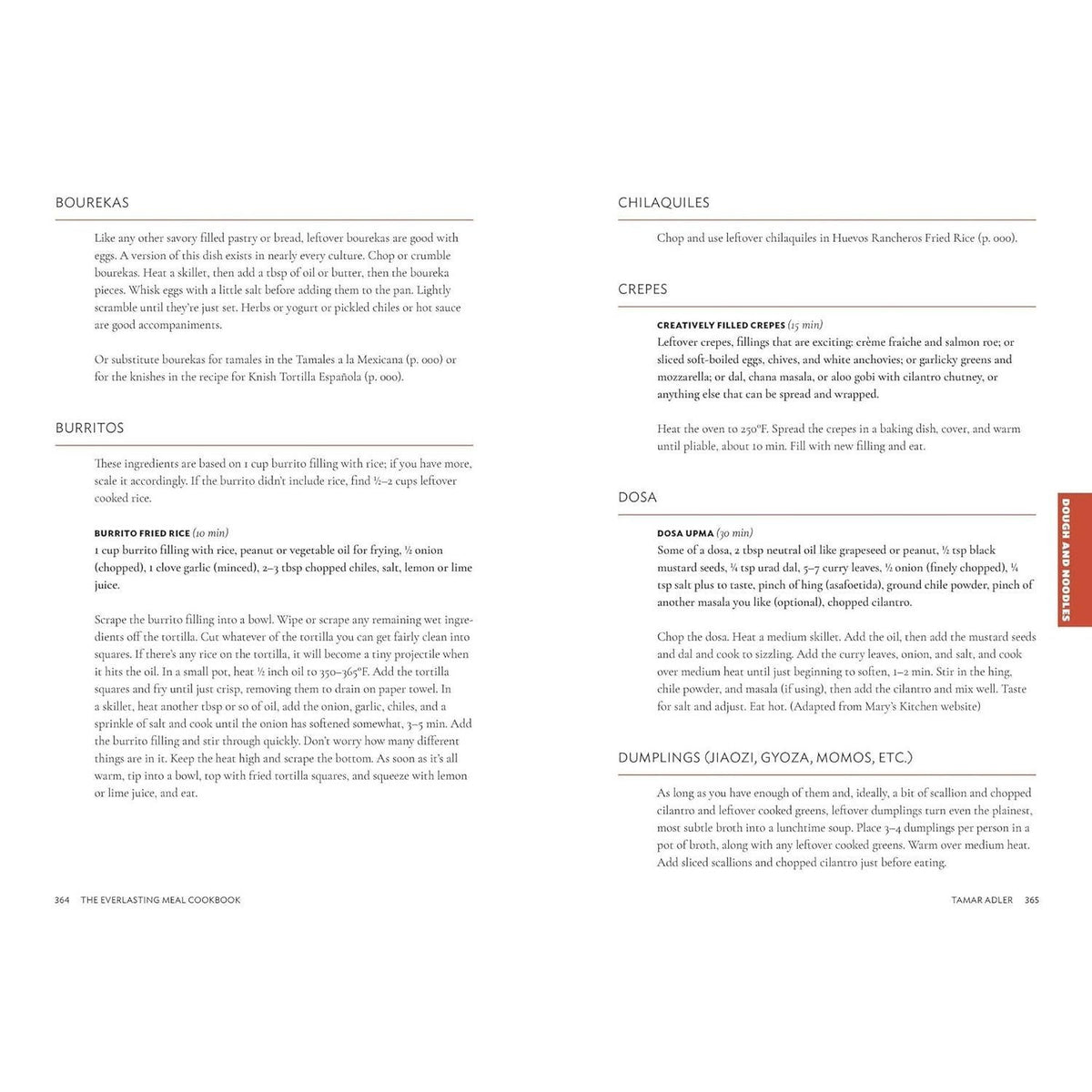 The Everlasting Meal Cookbook: Leftovers A-Z (Spiral Bound)