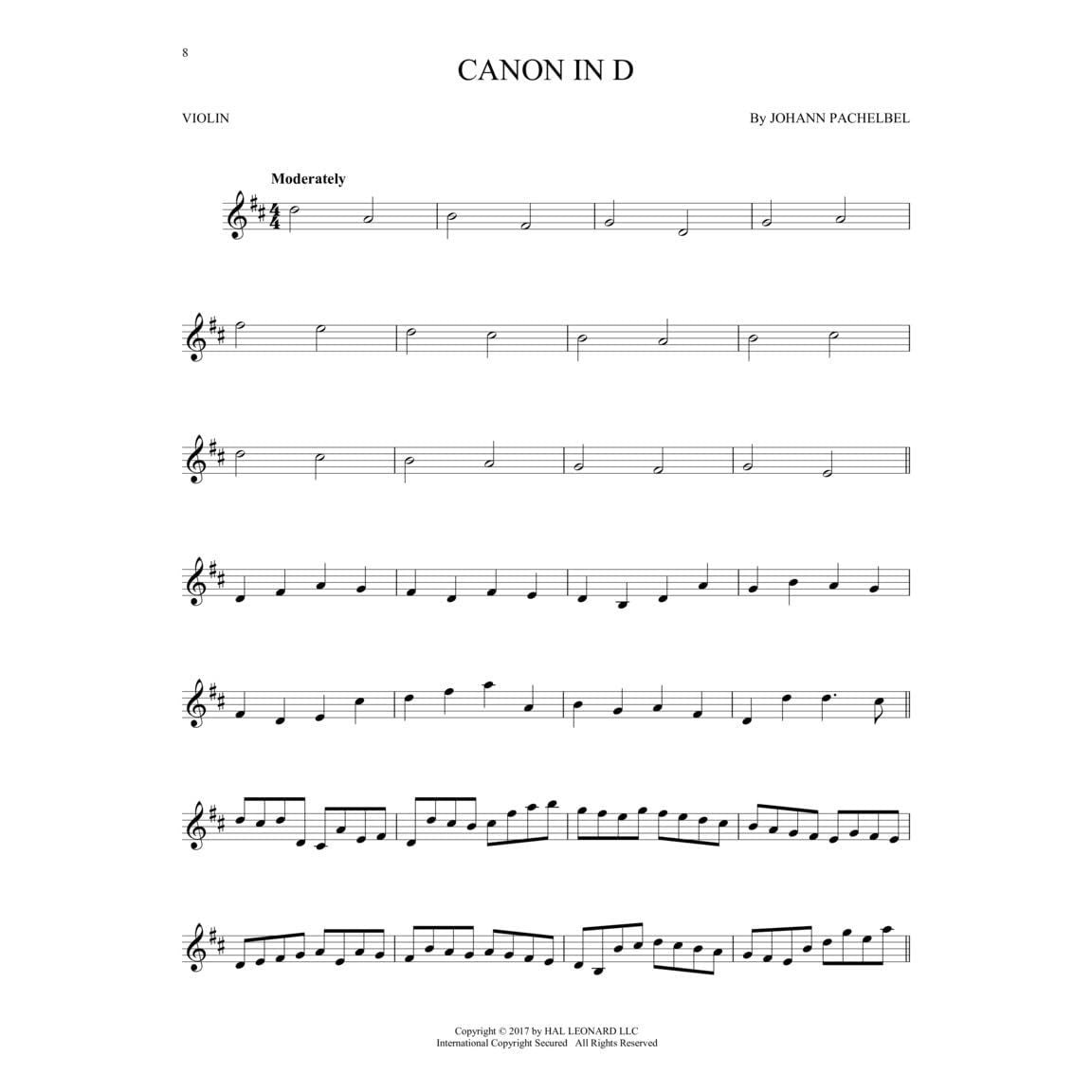 First 50 Songs You Should Play on the Violin Beginner Violin Songbook with Pop, Classical & Movie Hits Includes Canon in D, Dust in the Wind, Viva La