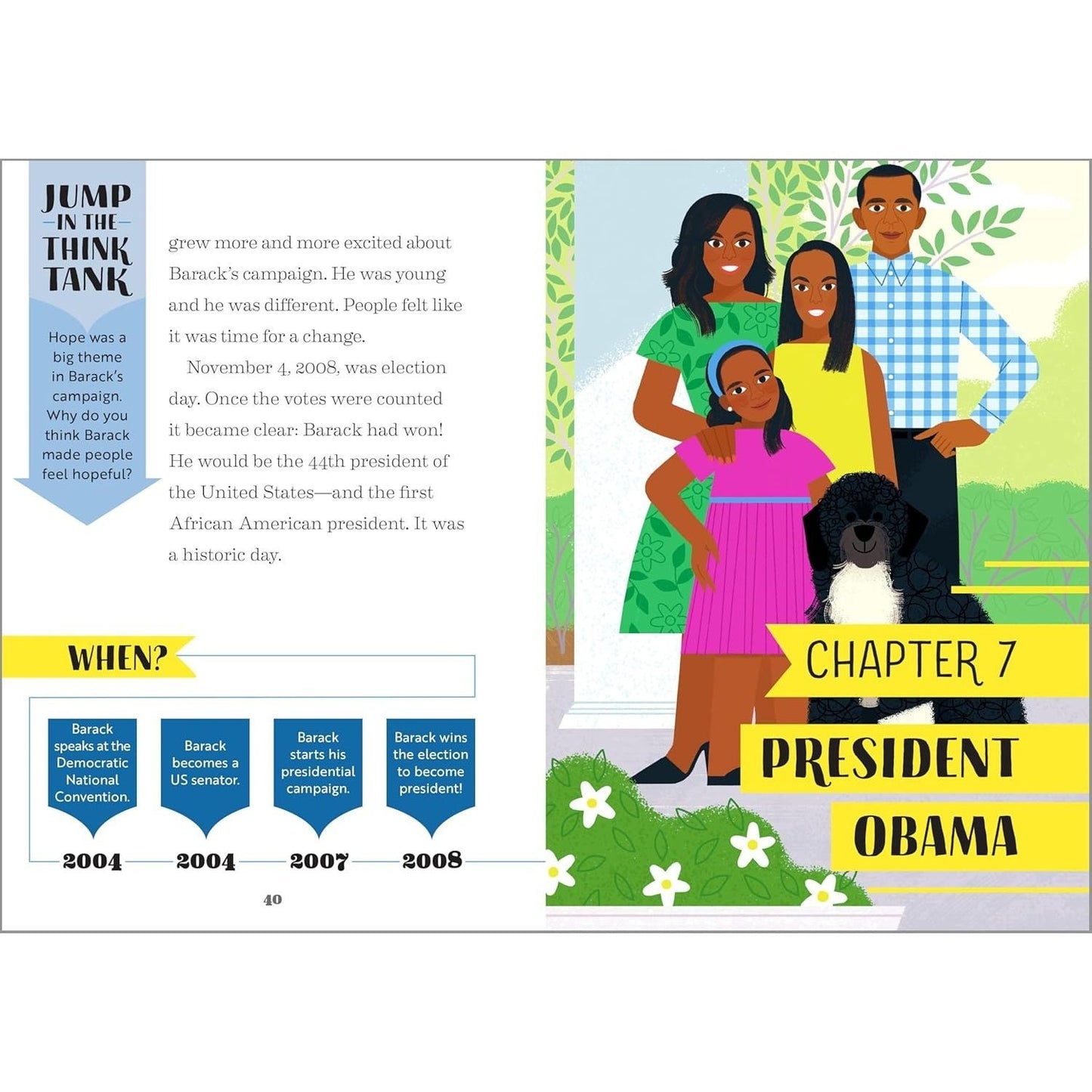 The Story of Barack Obama: An Inspiring Biography for Young Readers