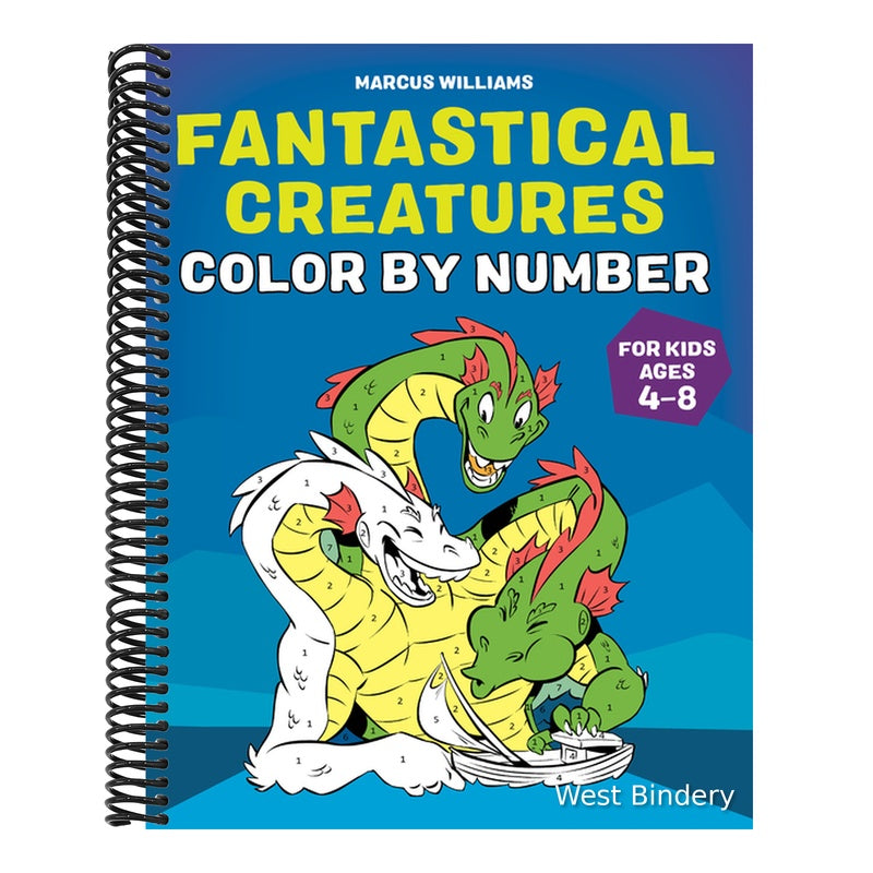 Fantastical Creatures Color by Number: For Kids Ages 4-8