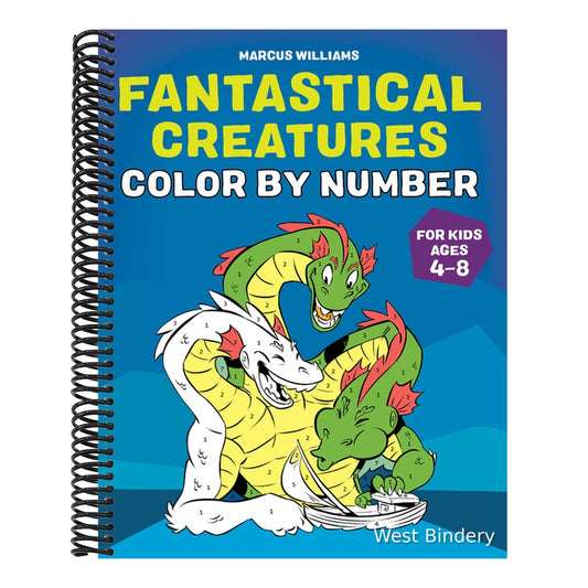 Fantastical Creatures Color by Number: For Kids Ages 4-8
