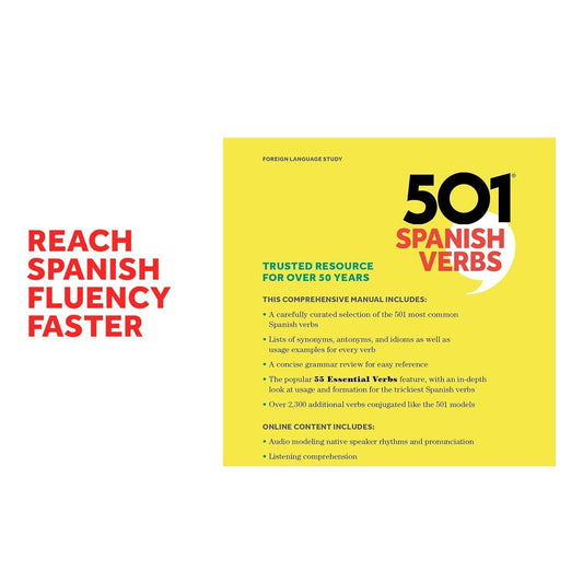 501 Spanish Verbs, Tenth Edition (Barron's 501 Verbs) (10TH ed.) (Spiral Bound)