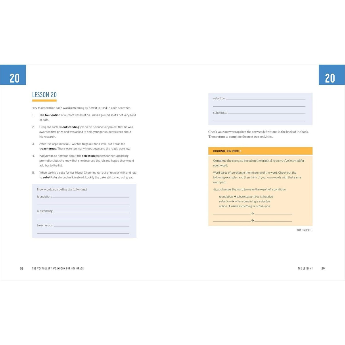 The Vocabulary Workbook for 6th Grade: Weekly Activities to Boost Your Word Power