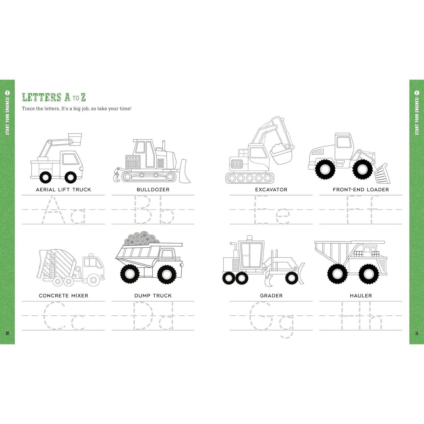 Construction Site Preschool Activity Book: Fun Learning with Trucks, Tools, and Mighty Machines