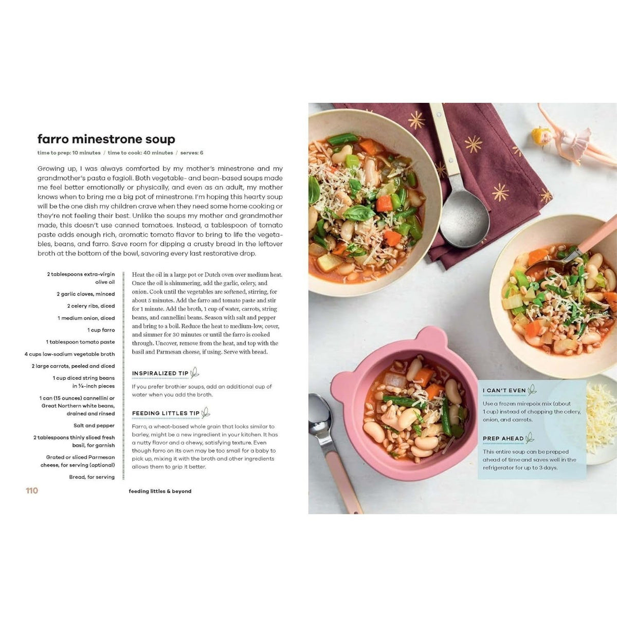 Feeding Littles and Beyond: 100 Baby-Led-Weaning-Friendly Recipes the Whole Family Will Love: A Cookbook (Spiral Bound)