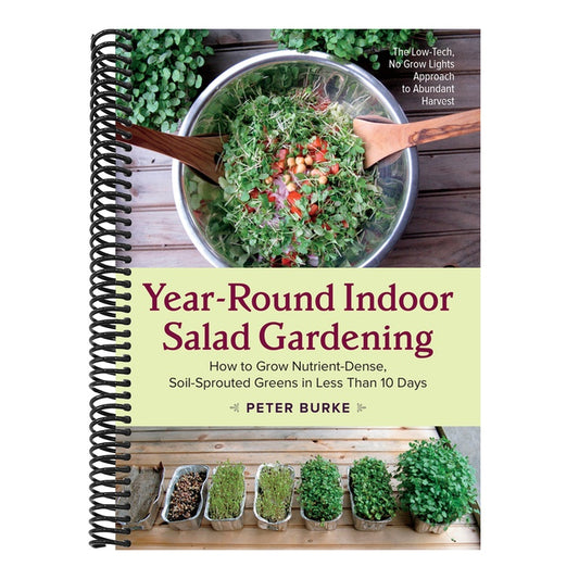 Year-Round Indoor Salad Gardening: How to Grow Nutrient-Dense, Soil-Sprouted Greens in Less Than 10 Days
