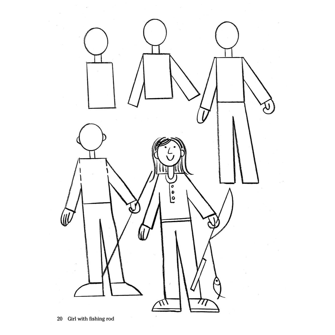 How to Draw People: Easy Step-By-Step Drawings! (Spiral Bound)