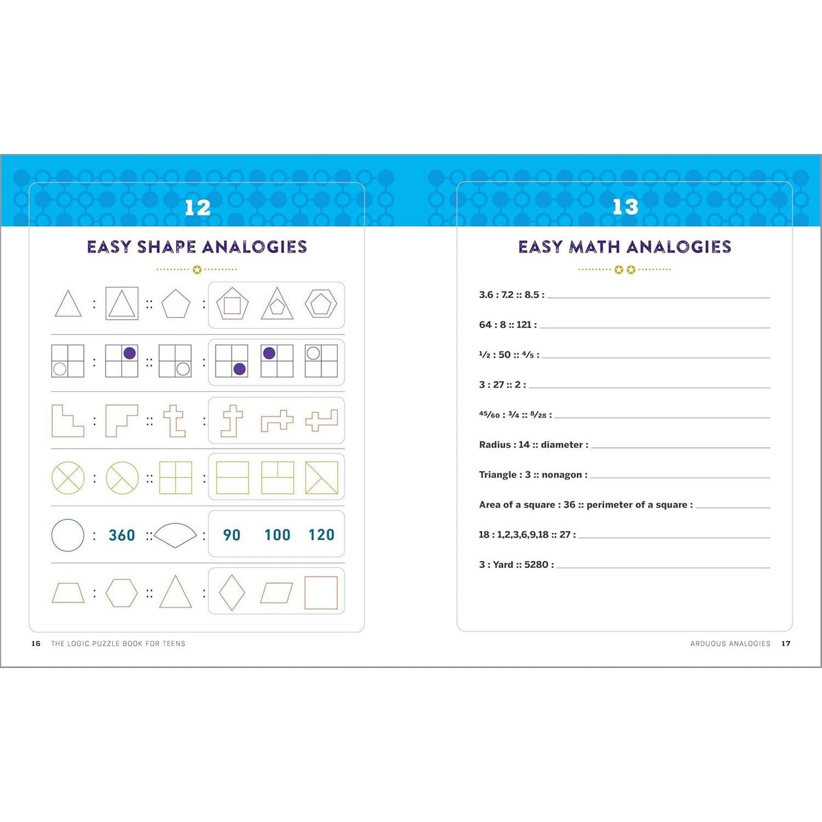 The Logic Puzzle Book for Teens: 100 Challenging Brain Games and Puzzles