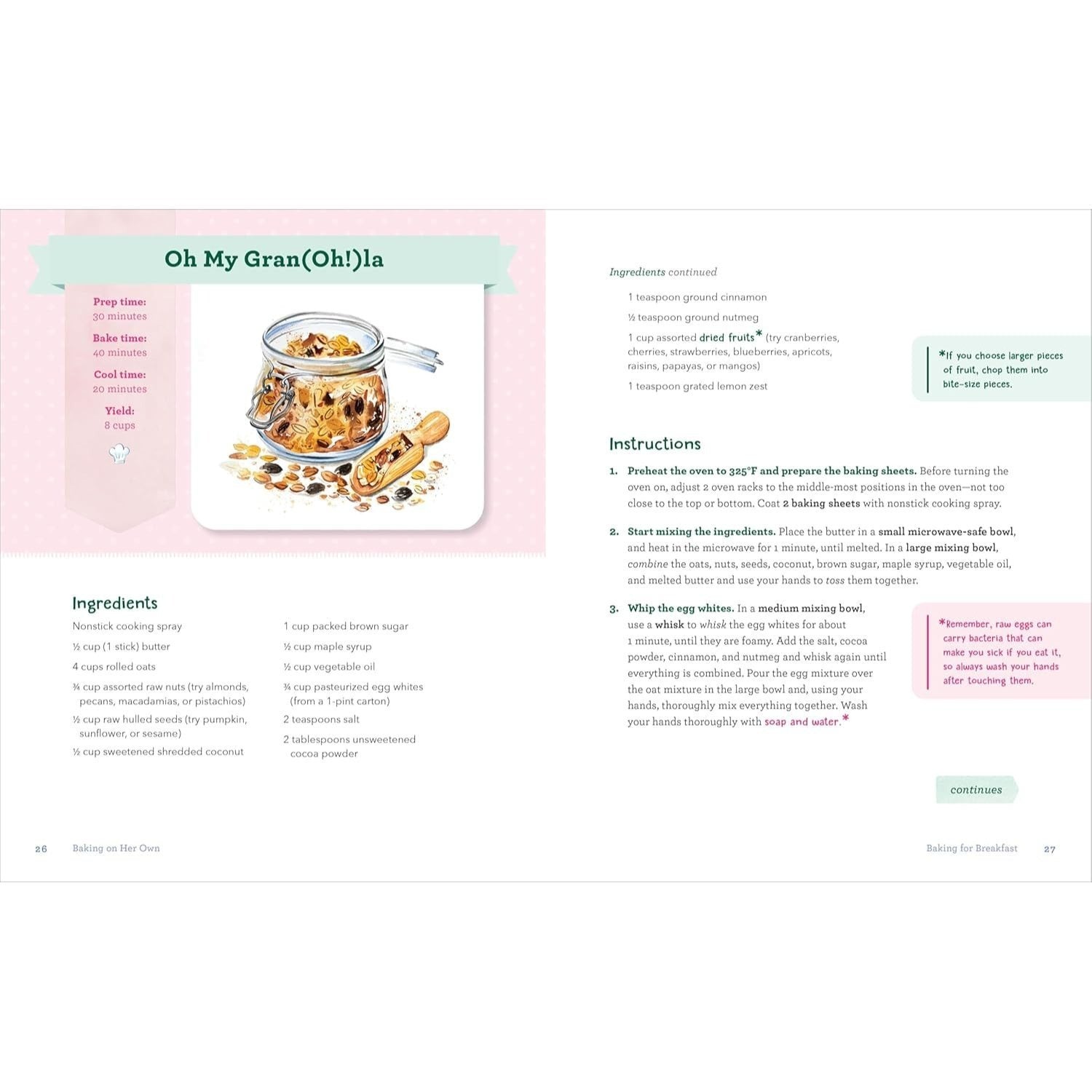 Baking on Her Own: A Skill-Building Cookbook for Girls