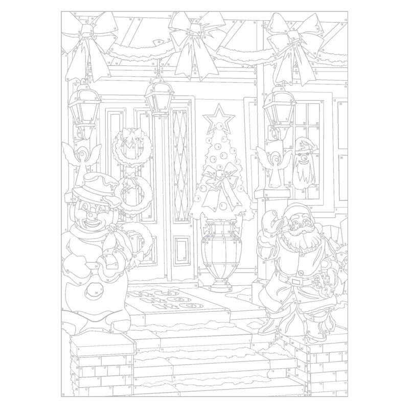 Creative Haven Country Christmas Coloring Book (Spiral Bound)