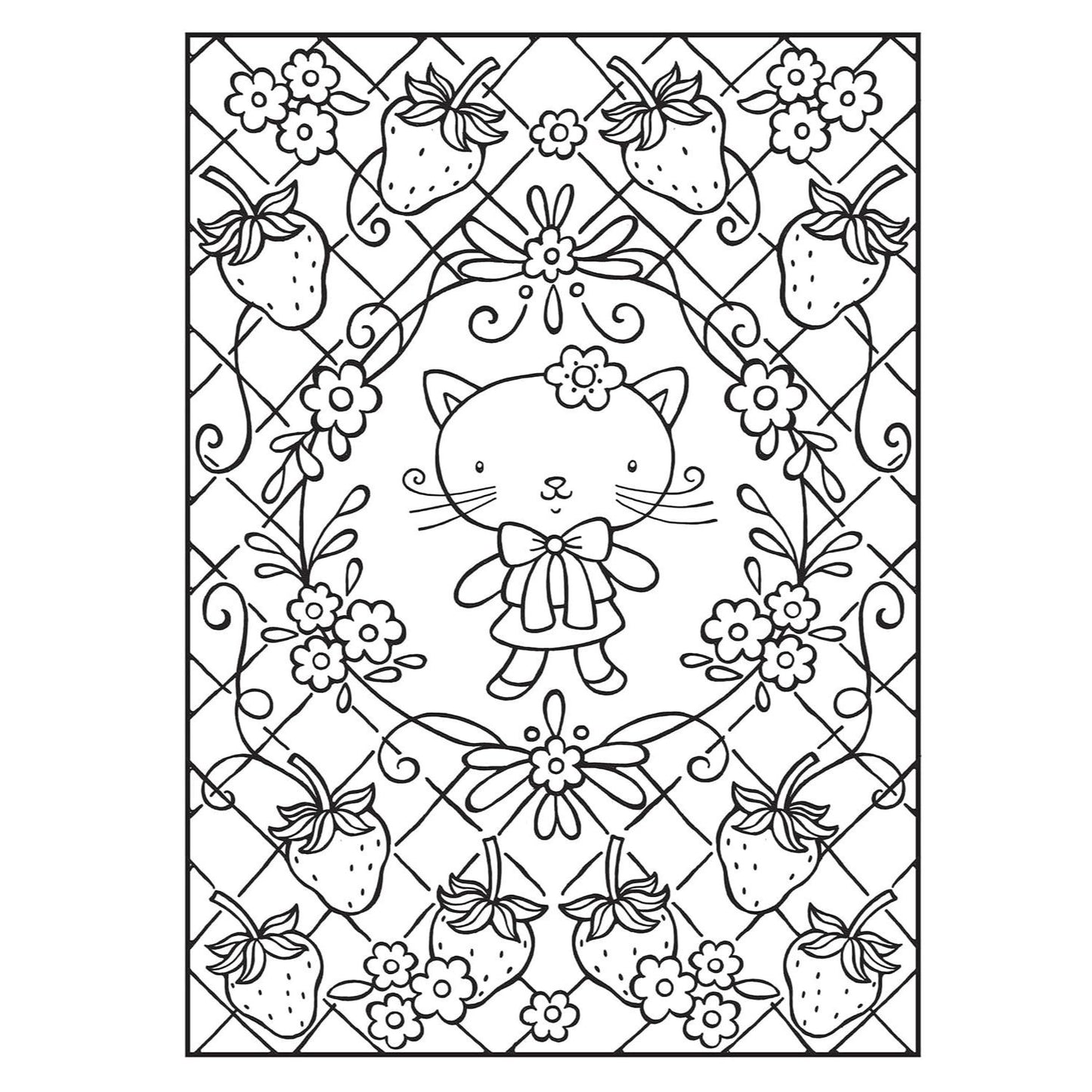 Happy Cats Coloring Book/Happy Cats Color by Number: 2 Books in 1/Flip and See!