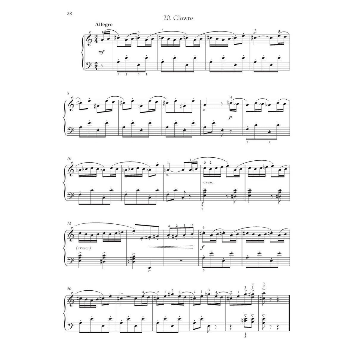Kabalevsky 24 Pieces for Children, Opus 39 Piano Sheet Music for Late-Elementary and Early-Intermediate Players G. Schirmer Music Book for Students an