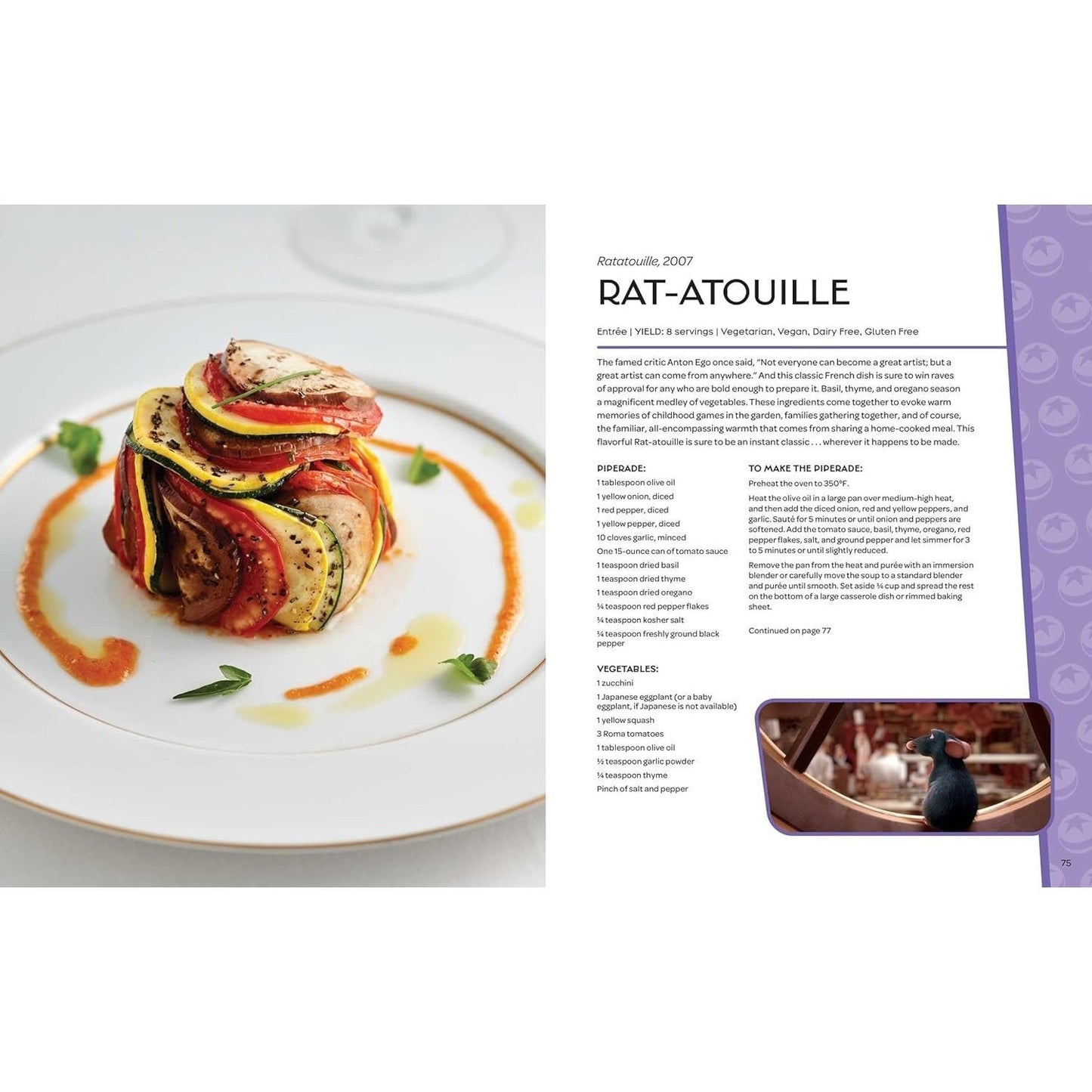 Pixar: The Official Cookbook
