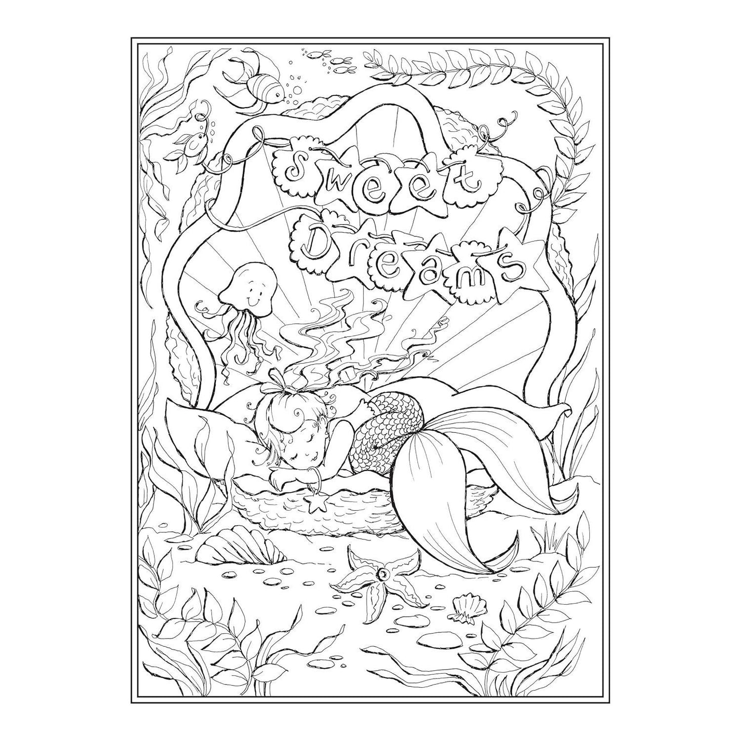 Little Mermaid Friends Coloring Book