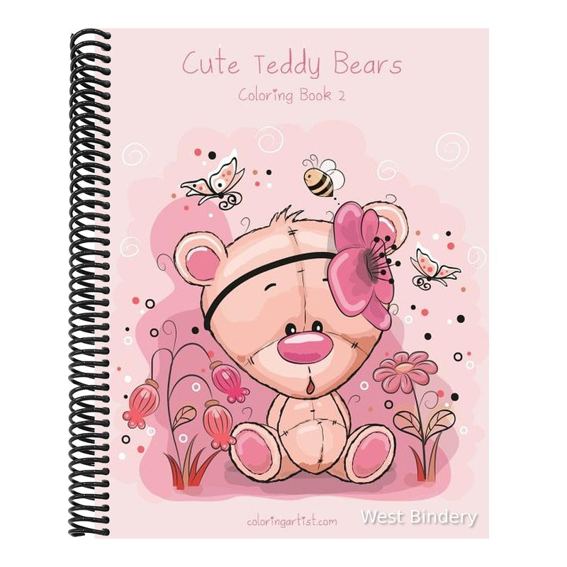 Cute Teddy Bears Coloring Book 2