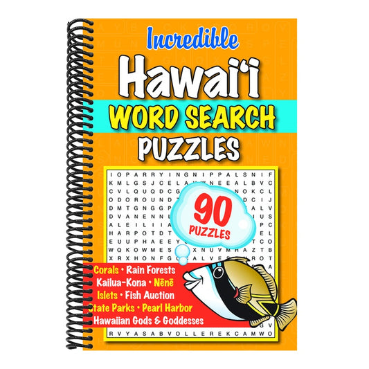 Incredible Hawaii Word Search Puzzles
