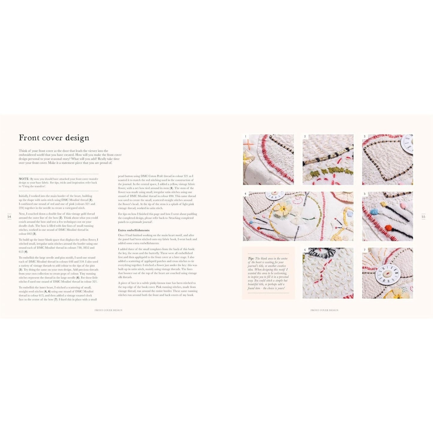 Journal with Thread: A Practical Guide to Sewing Seasonal Stories in Fabric & Thread with Iron-On Transfers