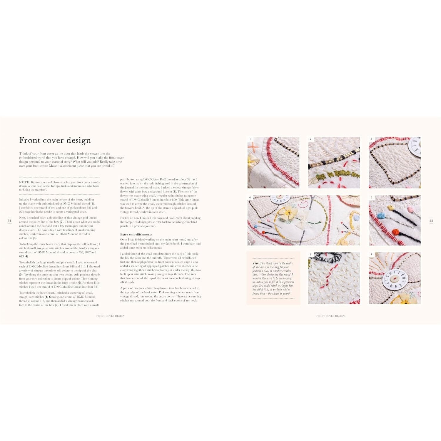 Journal with Thread: A Practical Guide to Sewing Seasonal Stories in Fabric & Thread with Iron-On Transfers