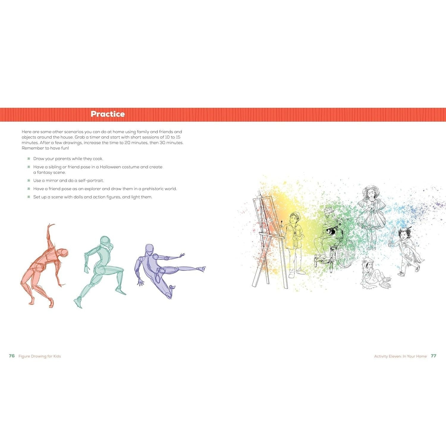 Figure Drawing for Kids: A Step-By-Step Guide to Drawing People