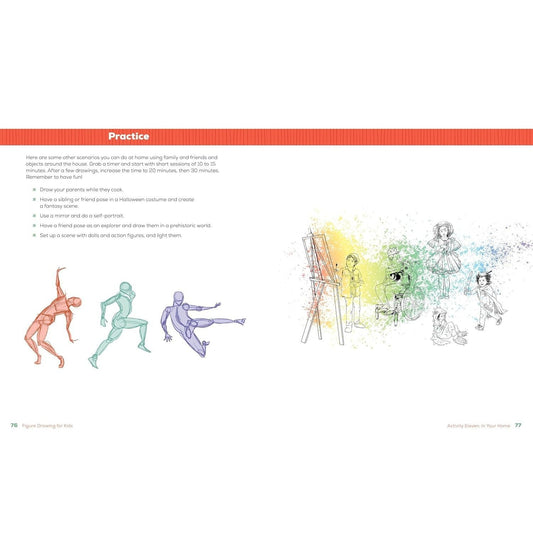 Figure Drawing for Kids: A Step-By-Step Guide to Drawing People