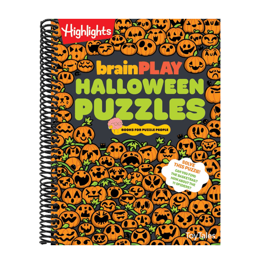Brainplay Halloween Puzzles: A Challenging Halloween Activity Book for Kids Ages 7 and Up with Over 200 Puzzles, Logic Games, Mazes and Hidden Picture (Brainplay Puzzle Books)
