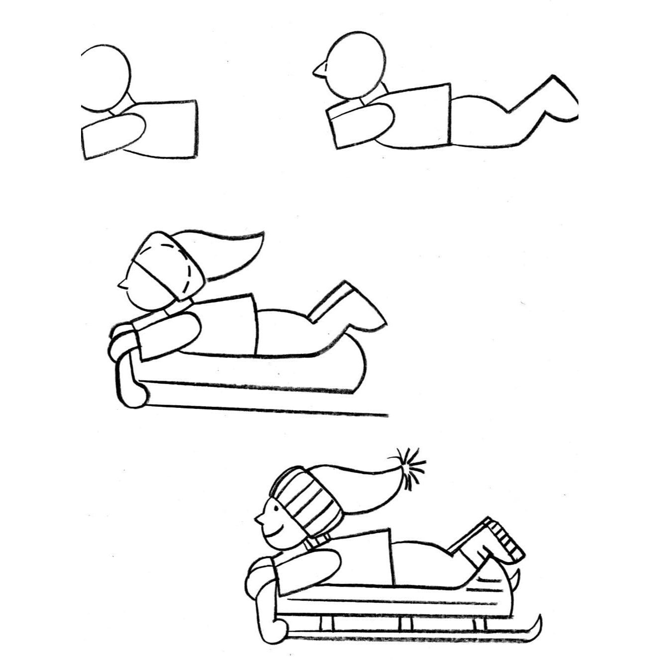 How to Draw People: Easy Step-By-Step Drawings! (Spiral Bound)