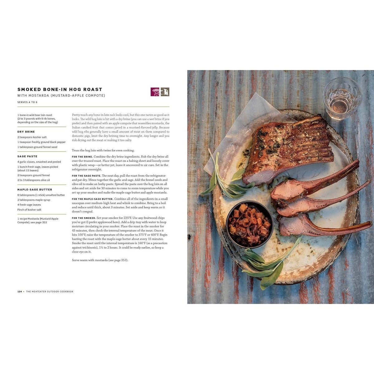 The Meateater Outdoor Cookbook: Wild Game Recipes for the Grill, Smoker, Campstove, and Campfire (Spiral Bound)
