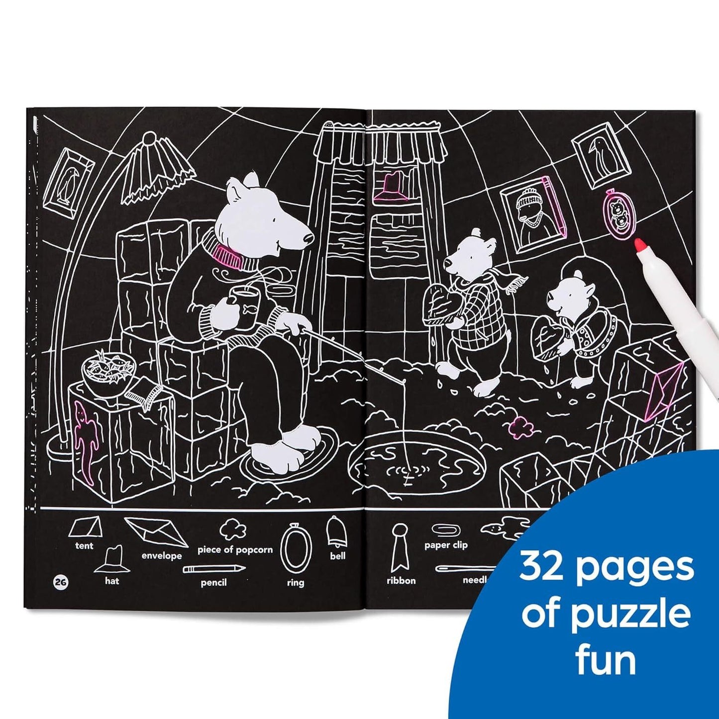 Valentine's Hidden Pictures Puzzles to Highlight: Valentines Book for Kids 6 and Up (Highlights Hidden Pictures Puzzles to Highlight Activity Books) (Spiral Bound)