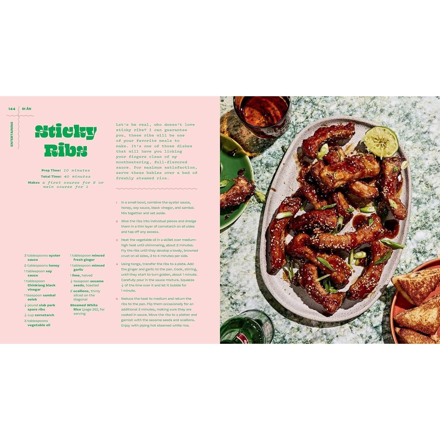 Di an: The Salty, Sour, Sweet and Spicy Flavors of Vietnamese Cooking with Twaydabae (a Cookbook) (Spiral Bound)