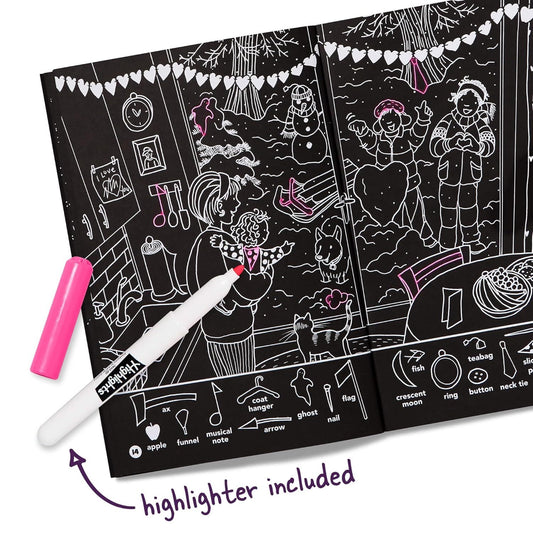 Valentine's Hidden Pictures Puzzles to Highlight: Valentines Book for Kids 6 and Up (Highlights Hidden Pictures Puzzles to Highlight Activity Books) (Spiral Bound)