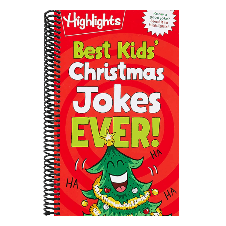 Best Kids' Christmas Jokes Ever!: Festive Collection of Santa Jokes, Reindeer Riddles and Christmas Laughs for a Ho-Larious Christmas-Themed Gift for (Highlights Joke Books) (Spiral Bound)